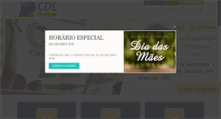 Desktop Screenshot of cdlcaratinga.com.br